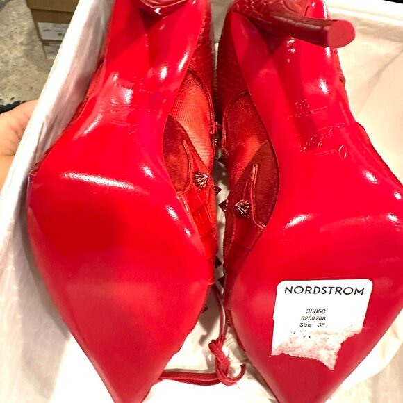 Christian Louboutin MULATIAG 100 Spiked Stud Mule Slide Heels Sandals Shoe